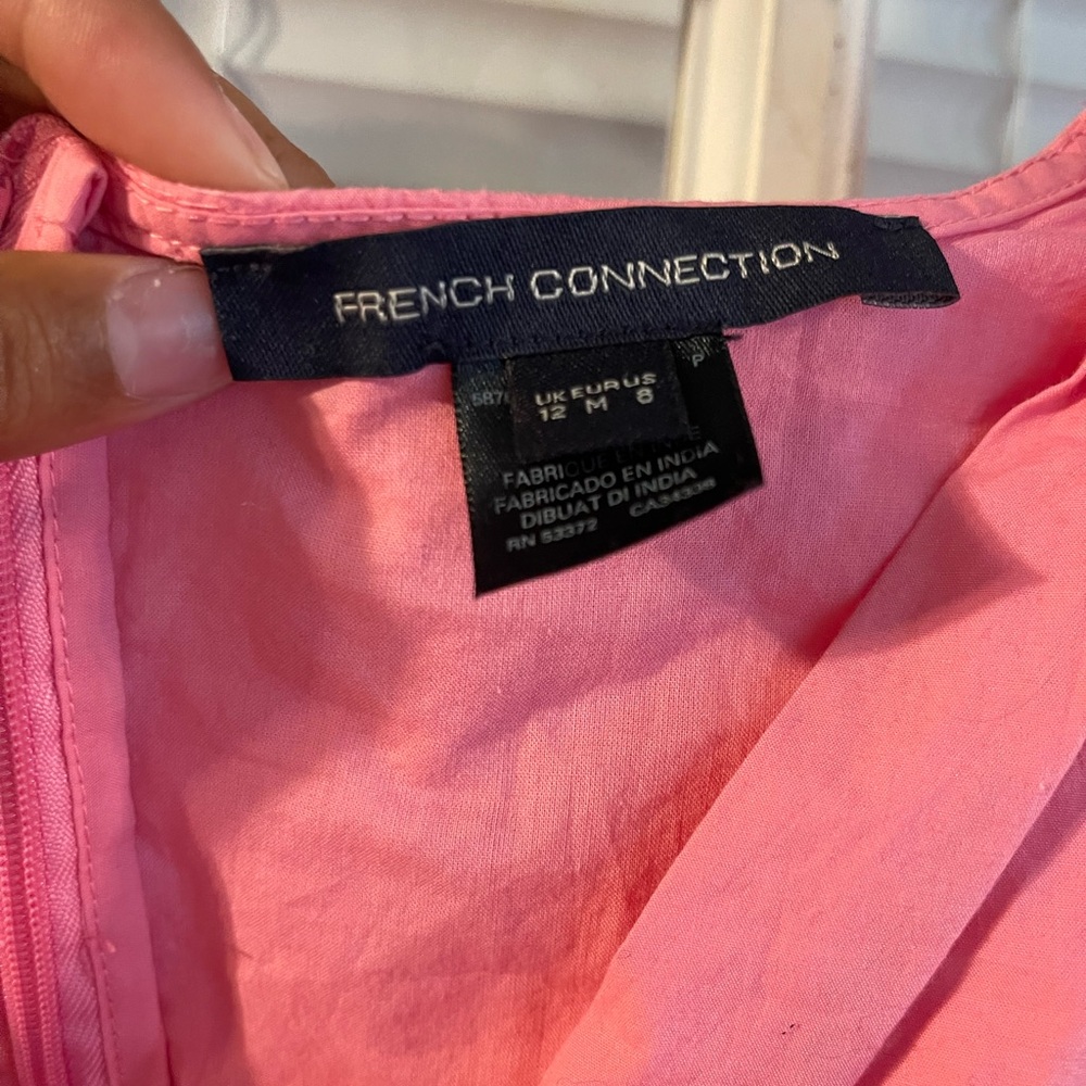 French connection bubble sleeve dress